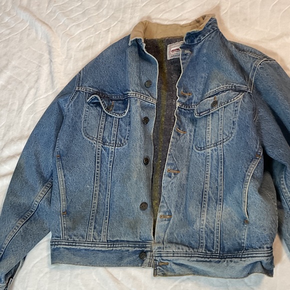 redneck Other - Vintage Blue Denim Jacket with Quilted Lining